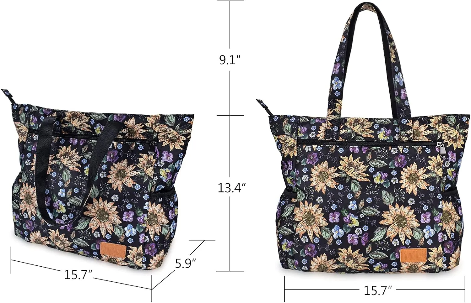 CLOUDMUSIC Shoulder Tote Bag For Nurses Teachers Work Gym Travel Beach Women With Large Capacity Waterproof