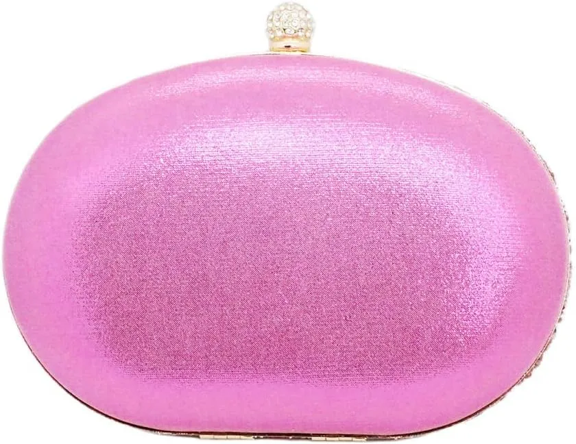 Clutch Purses for Women Evening Bag Nude Purse Luxury Handbag Bride Wallet Glitter Multicolor Rhinestone Bags