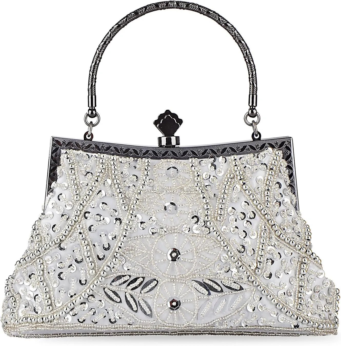 Clutch Purses for Women Vintage Beaded Clutches Purses Evening Handbags for Wedding Party