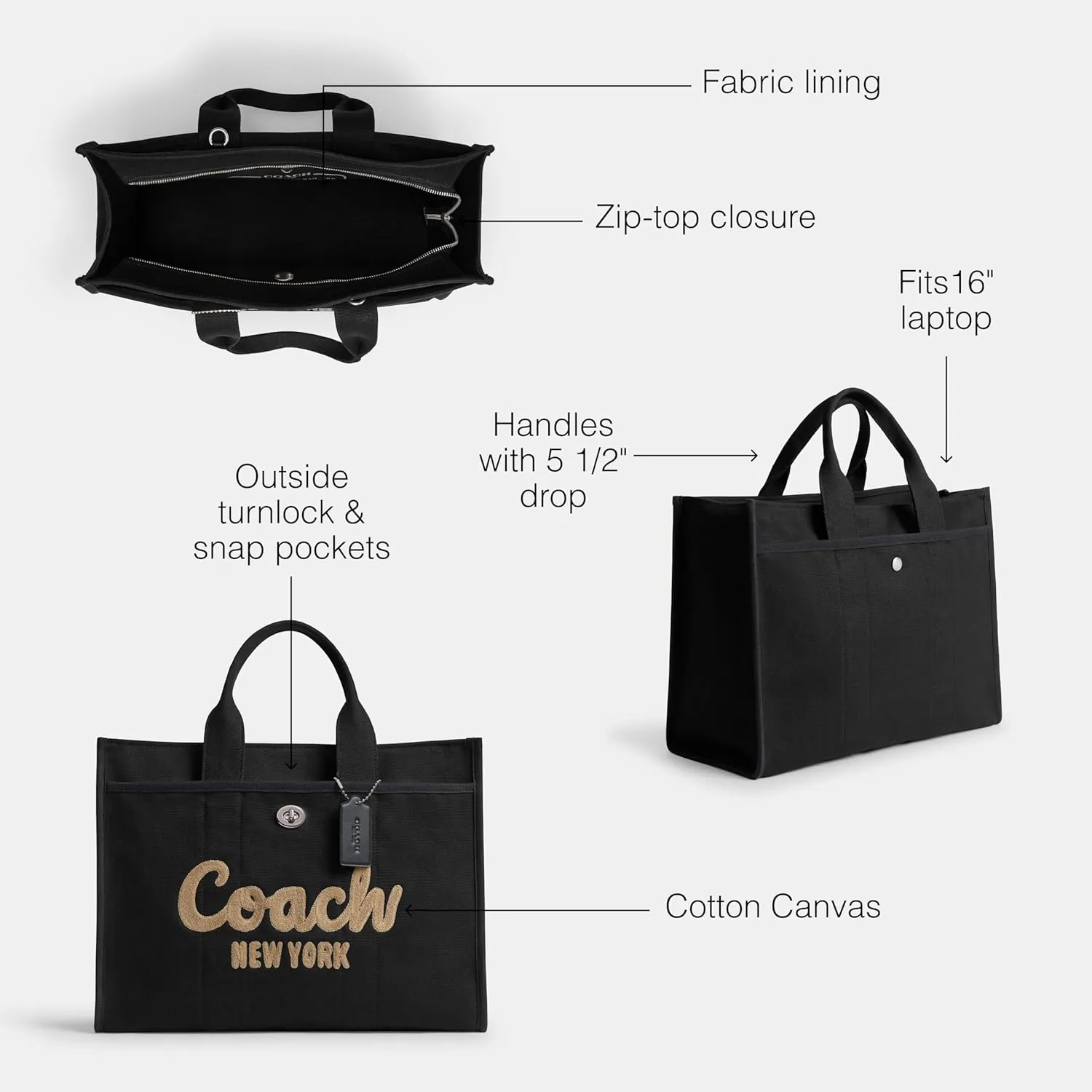 Coach Cargo Tote 42