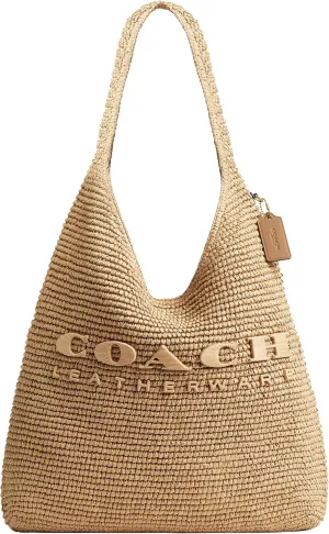 Coach Women's Straw Brooklyn Shoulder Bag 39