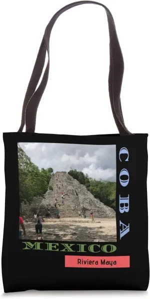 Coba Mexico Mayan Ruins Photography Vacation Travel Souvenir Tote Bag