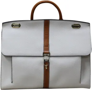 Cobblestone Briefcase, Pearl
