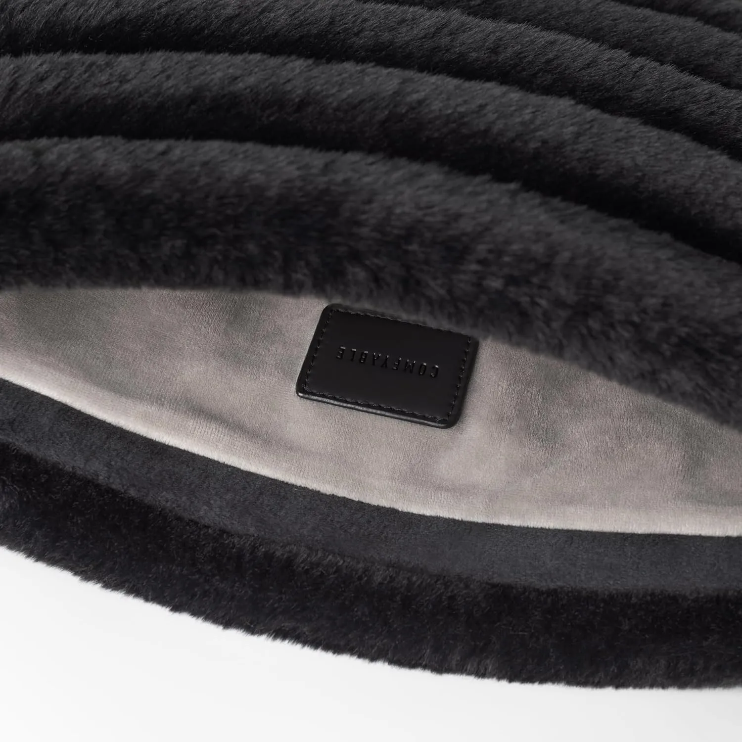 Comfyable Puffy Laptop Sleeve 13 14 15 Inch, Compatible with MacBook Air M4 2025 & MacBook Pro 2024, Soft Faux Fur Fluffy Plush Furry Pillow Case for Computer, Black