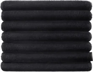 Comfyable Puffy Laptop Sleeve 13 14 15 Inch, Compatible with MacBook Air M4 2025 & MacBook Pro 2024, Soft Faux Fur Fluffy Plush Furry Pillow Case for Computer, Black