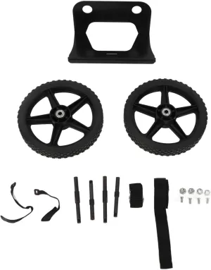 Cooler Cart Kit with 12 Inch Wheels, Steel Frame, High Load Capacity for 15.5‑17.5in Coolers, Outdoor Utility Dolly for Easy Transport, Heavy Duty Axle and Tire Kit