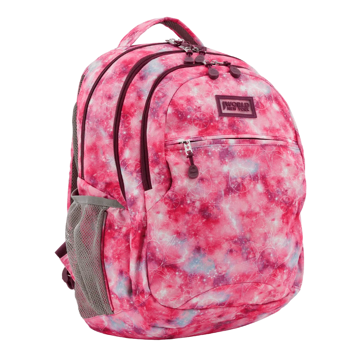Cornelia Laptop Backpack in Purple Galaxy