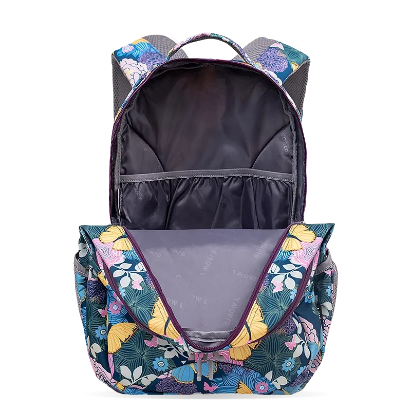 Cornelia Laptop Backpack in Secret Garden