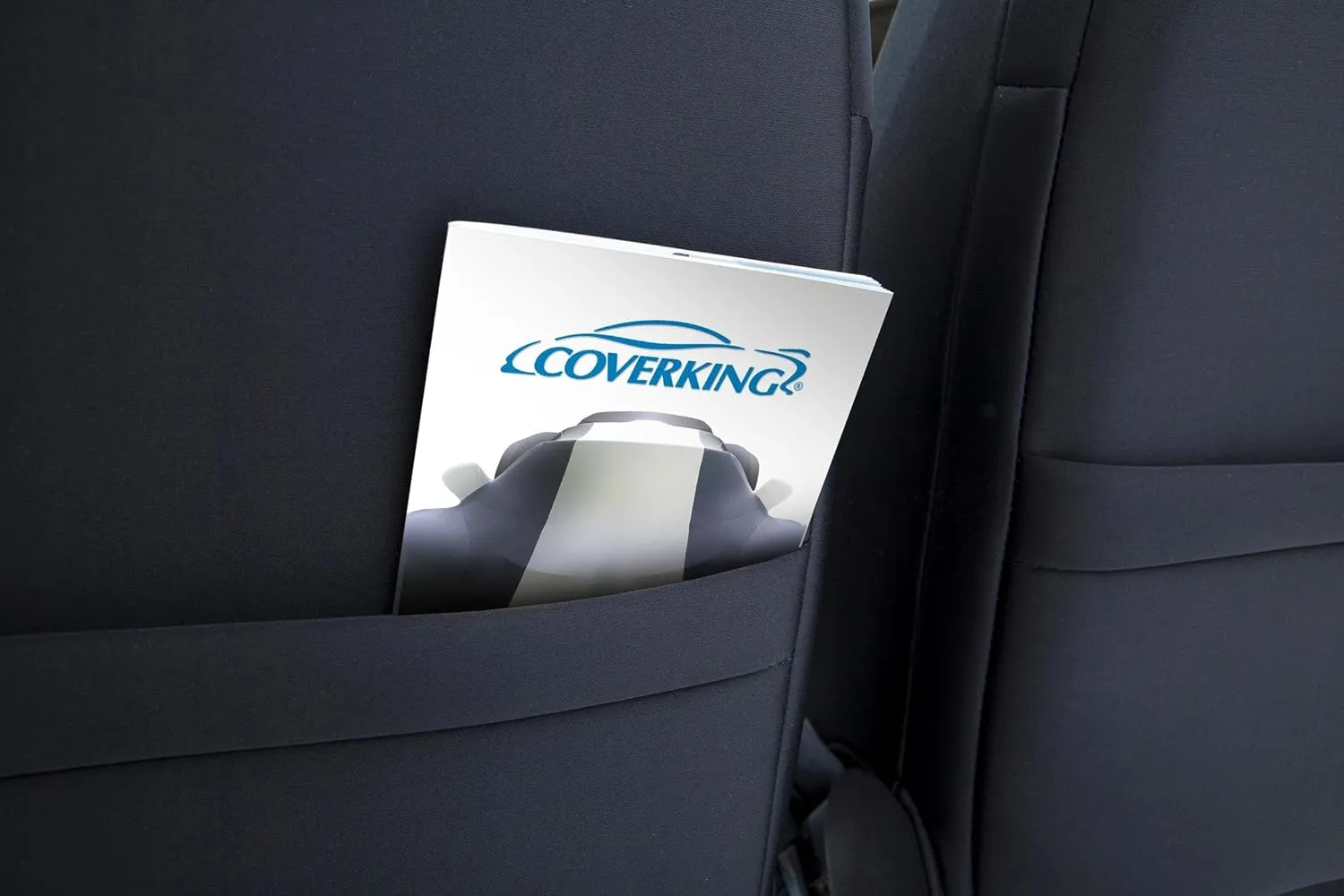 Coverking Custom Fit Seat Cover for Select Mazda MX-5 Miata Models - Poly Cotton (Navy Blue)