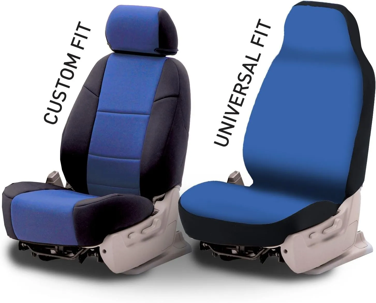 Coverking Custom Fit Seat Cover for Select Mazda MX-5 Miata Models - Poly Cotton (Navy Blue)