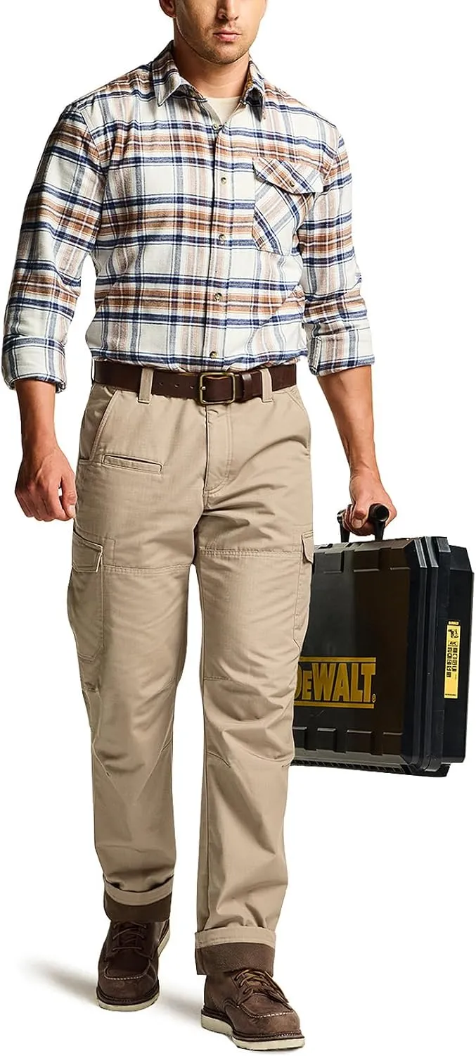 CQR Men's Winter Tactical Cargo Pants, Thermal Fleece Lined Outdoor Snow Ski Hiking Work