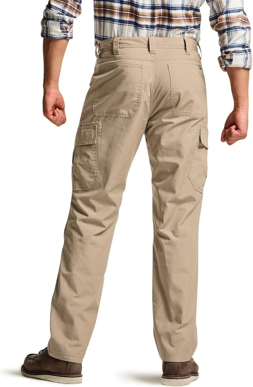 CQR Men's Winter Tactical Cargo Pants, Thermal Fleece Lined Outdoor Snow Ski Hiking Work