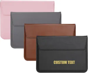 Custom Laptop Bag Personalised Laptop Sleeve Add Your Own Text Logo Image Personalized Laptop Case for Travel Office Business (13 inch)