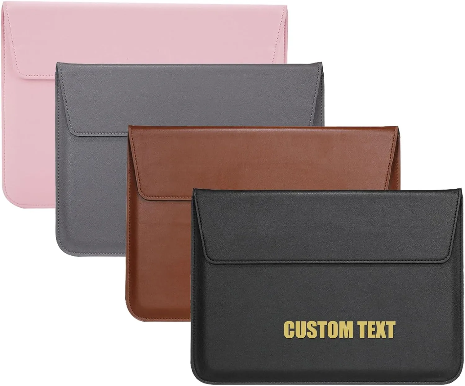 Custom Laptop Bag Personalised Laptop Sleeve Add Your Own Text Logo Image Personalized Laptop Case for Travel Office Business (13 inch)