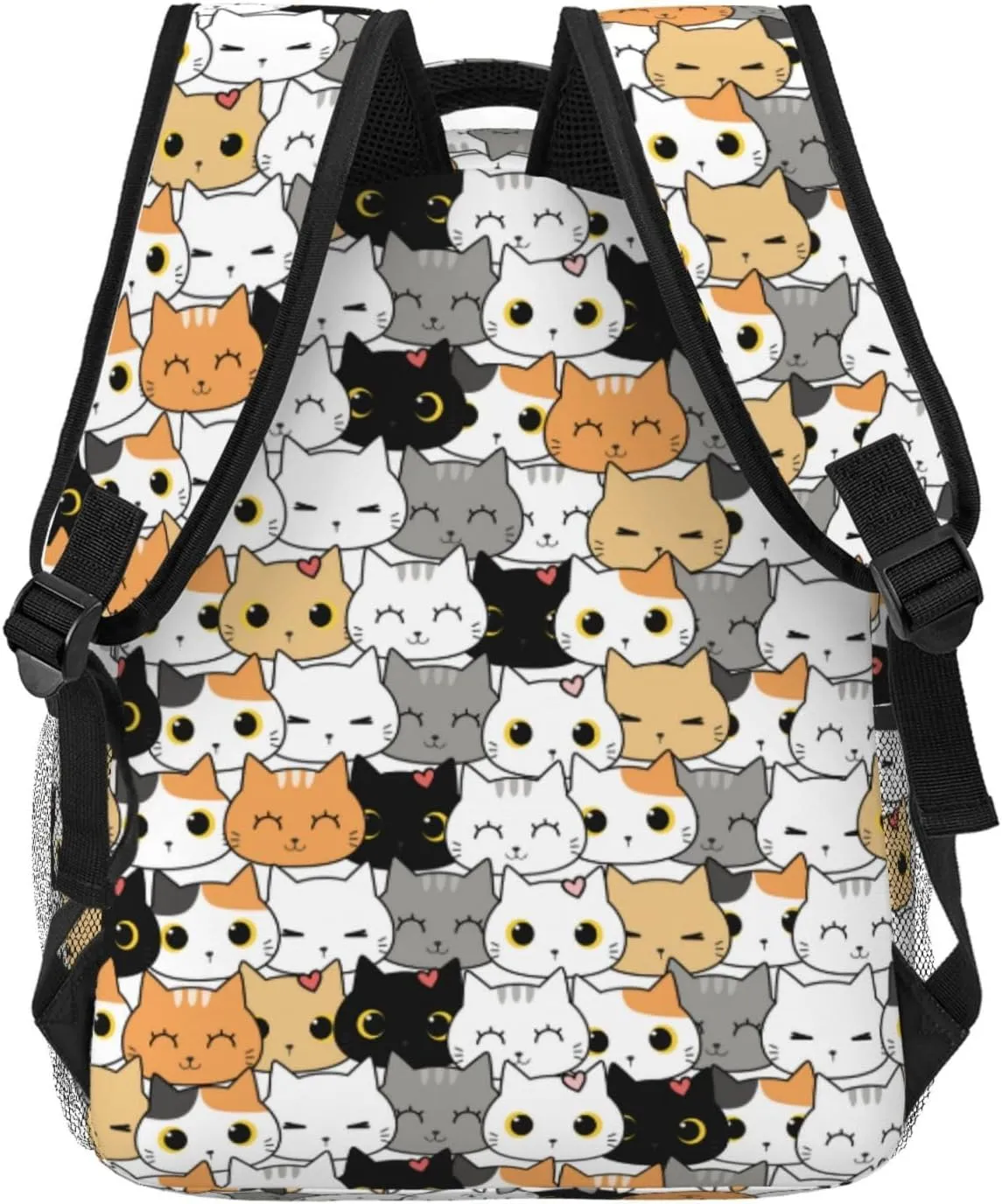Cute Cats Kids Backpacks for Girls Boys Teenager,BookBags Back to School Bag,Lightweight Travel Daypack Laptop Backpack,Elementary Primary Middle School Bags for Age 6-12