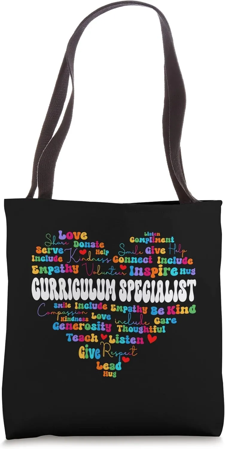 Cute Curriculum Specialist Appreciation Week back to school Tote Bag