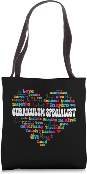 Cute Curriculum Specialist Appreciation Week back to school Tote Bag
