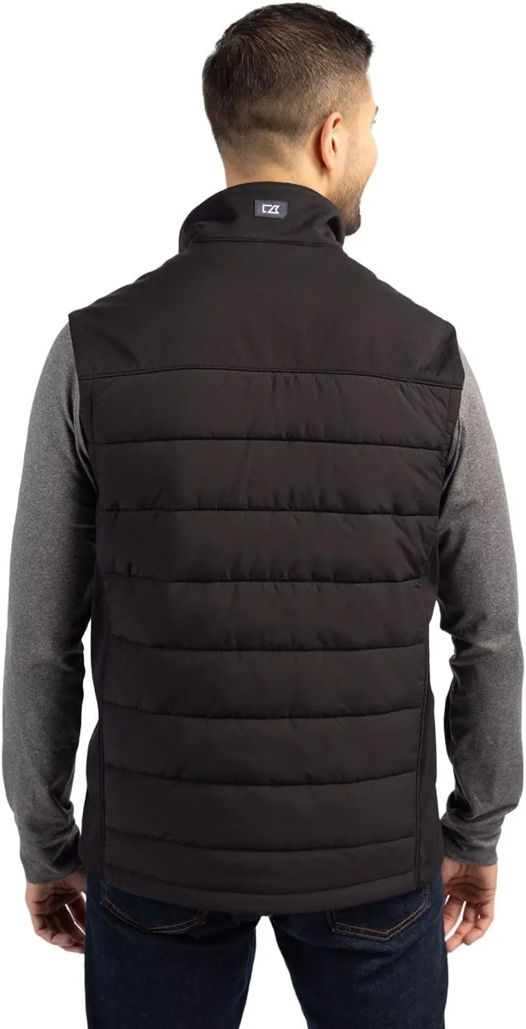 Cutter & Buck Evoke Hybrid Eco Softshell Recycled Mens Full Zip Vest