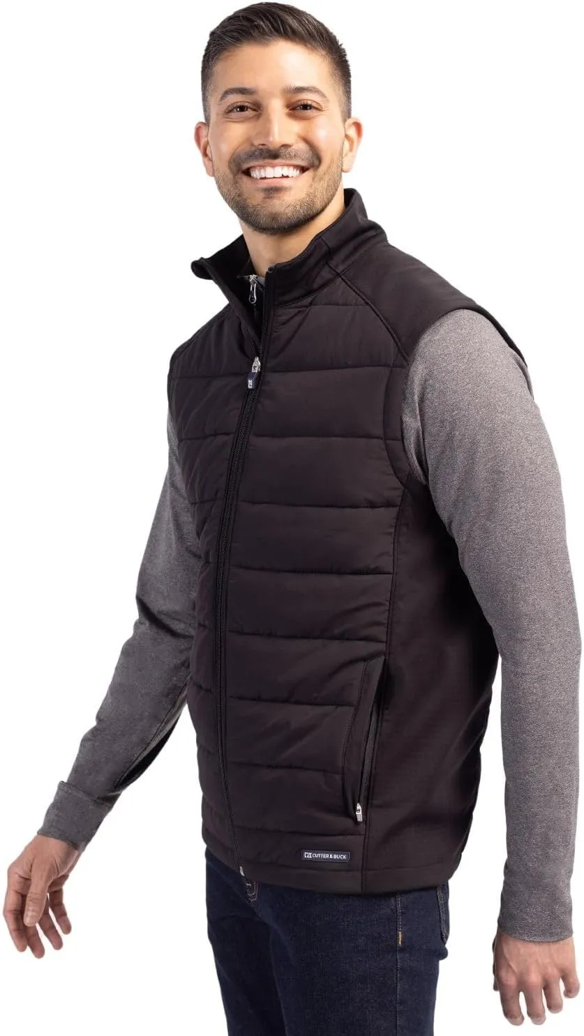 Cutter & Buck Evoke Hybrid Eco Softshell Recycled Mens Full Zip Vest