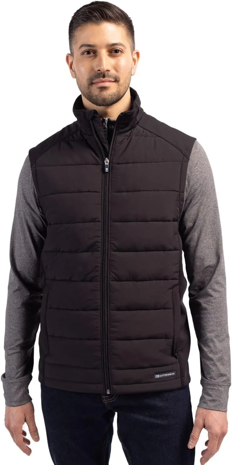 Cutter & Buck Evoke Hybrid Eco Softshell Recycled Mens Full Zip Vest
