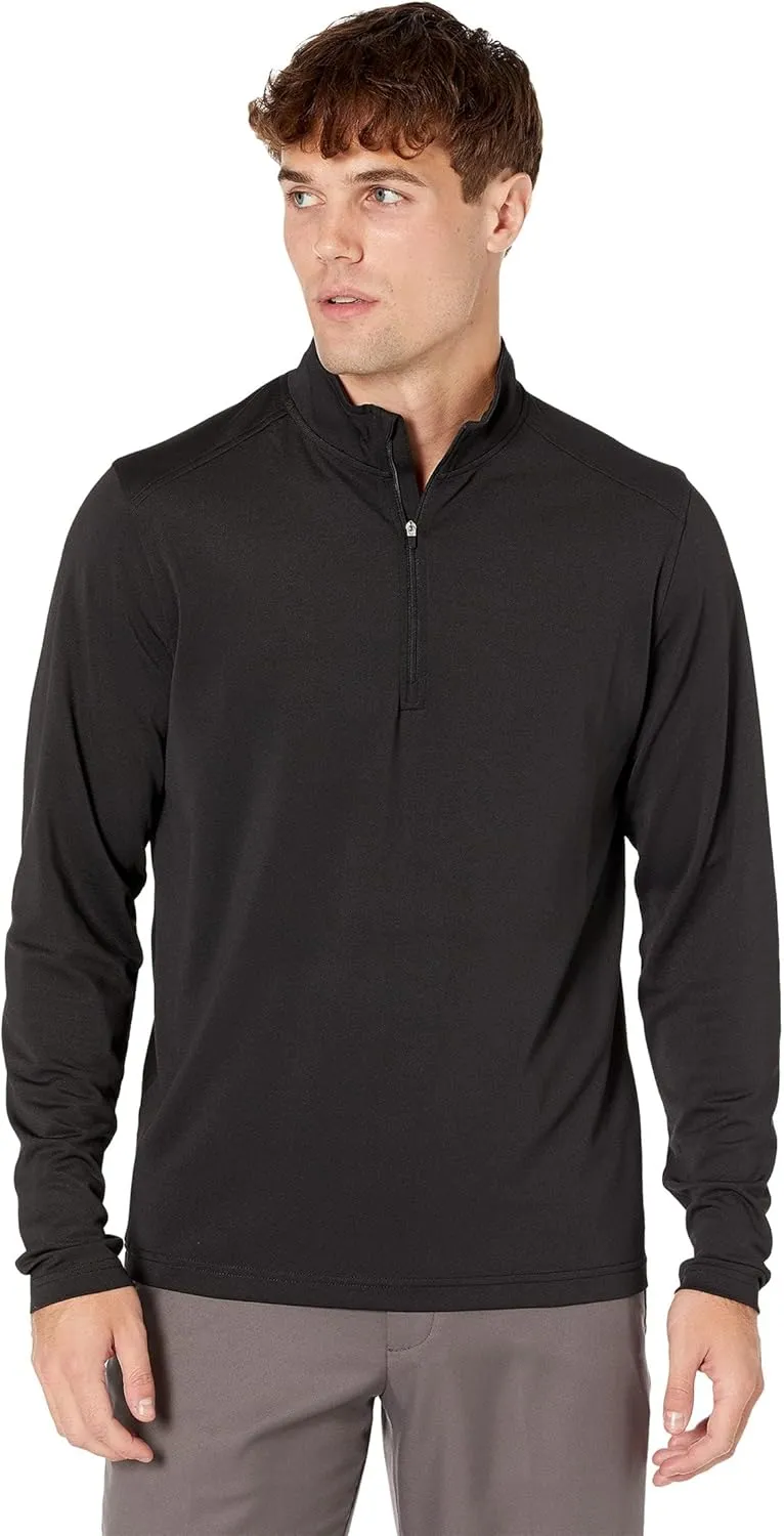 Cutter & Buck Men's Long Sleeve Virtue Eco Pique Recycled Quarter Zip Overknit