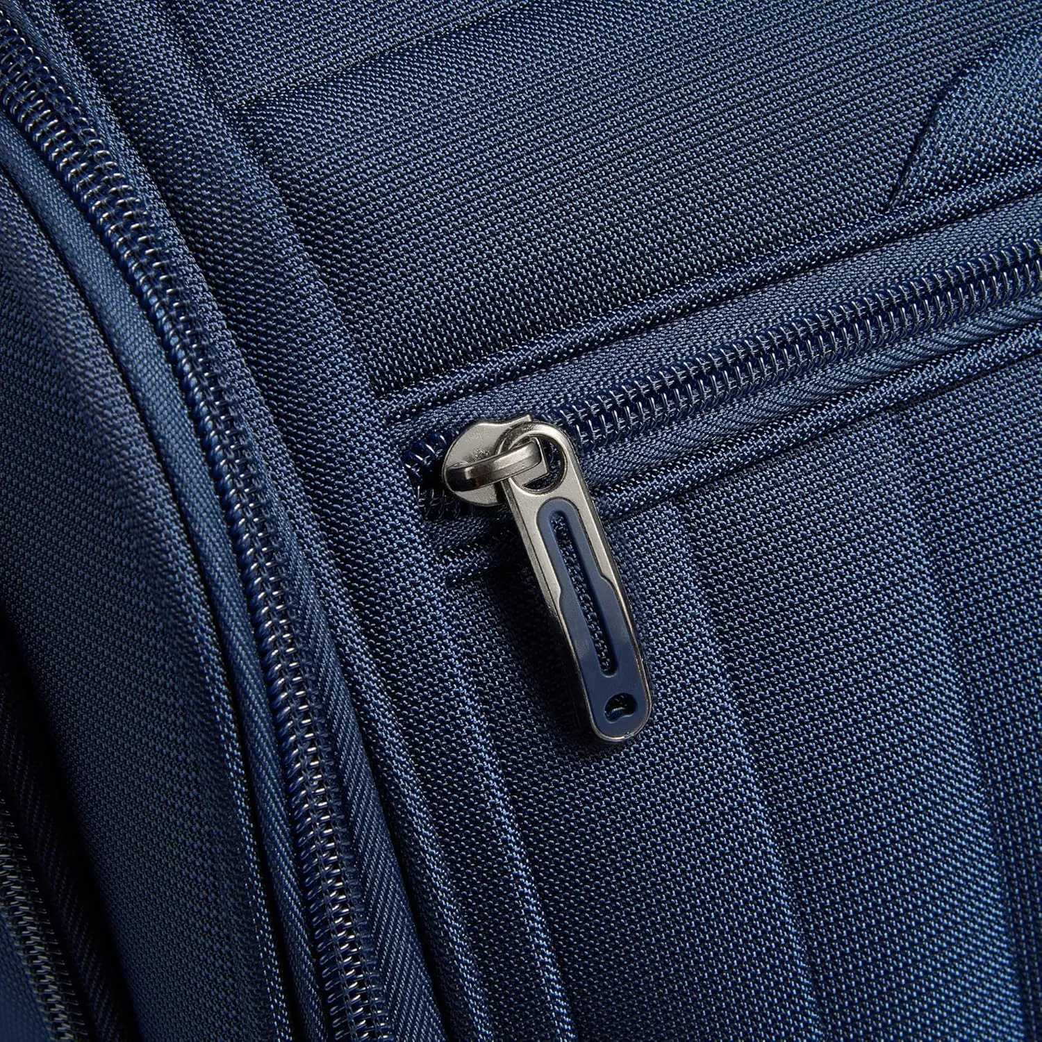 DELSEY PARIS Helium DLX Softside Luggage Under-Seater with 2 Wheels, Navy Blue, Carry on 16 Inch