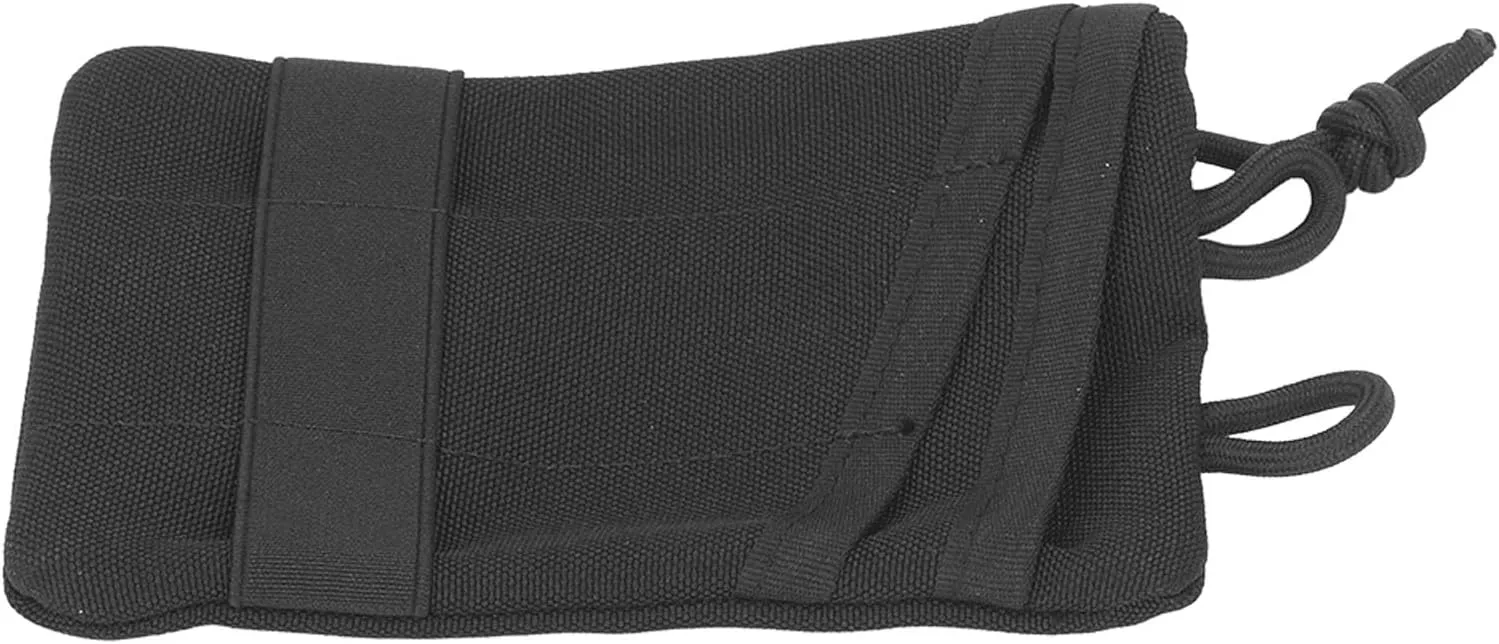 Deposit Money Bags Oxford Cloth Portable Wallet Pouches Key Card Case Holder Belt Bag Storage Pouch for Travel and Outdoor Activities (Black)