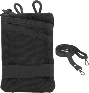 Deposit Money Bags Oxford Cloth Portable Wallet Pouches Key Card Case Holder Belt Bag Storage Pouch for Travel and Outdoor Activities (Black)