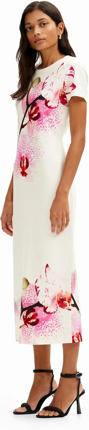 Desigual Women's M. Christian Lacroix Orchid Midi Dress