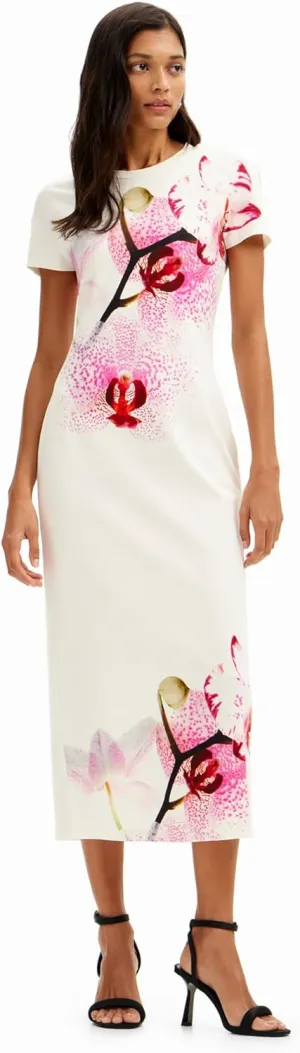 Desigual Women's M. Christian Lacroix Orchid Midi Dress