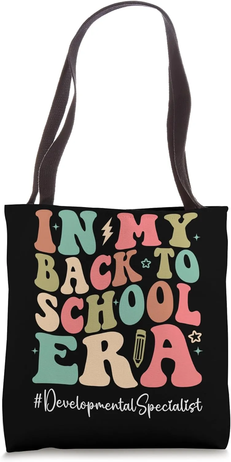 Developmental Specialist in My Back to School Era Groovy Tote Bag
