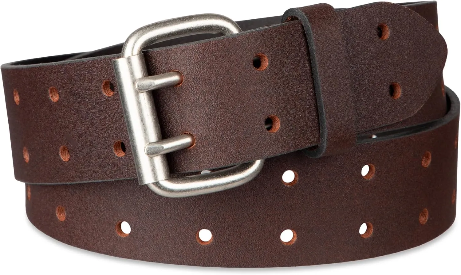 Dickies Men's Leather Double Prong Belt