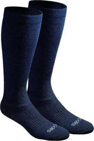 Dickies Men's Light Compression Comfort Over-The-Calf Socks, Available in M-XXL (2, 4 Pairs)