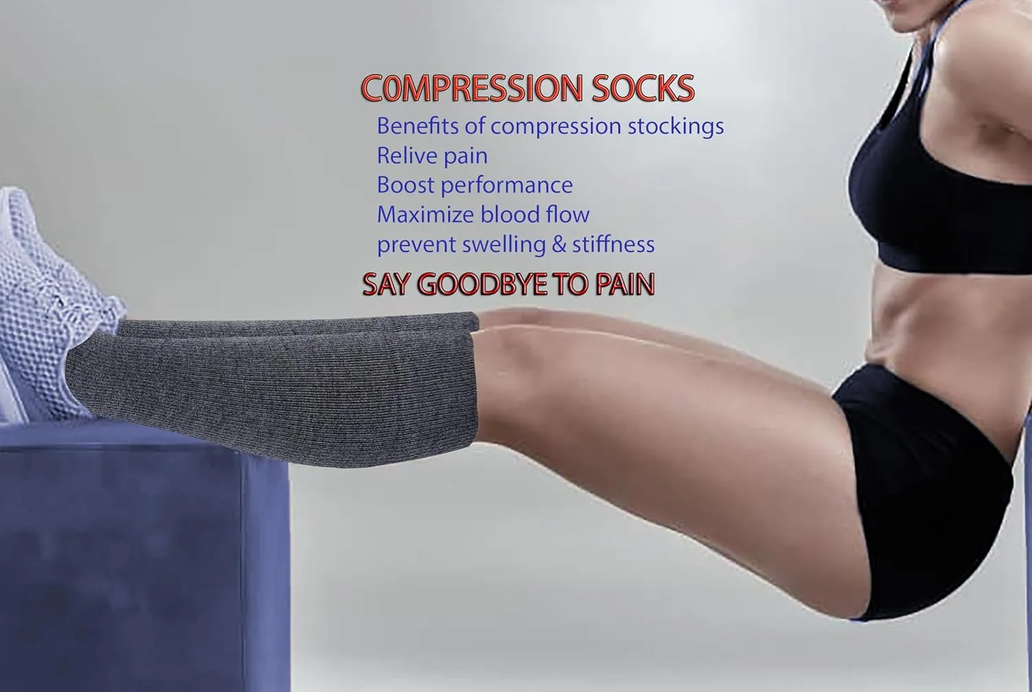 Different Touch Merino Wool Outdorr Compression Knee High Socks for Men & Women (Pack of 6 pairs)