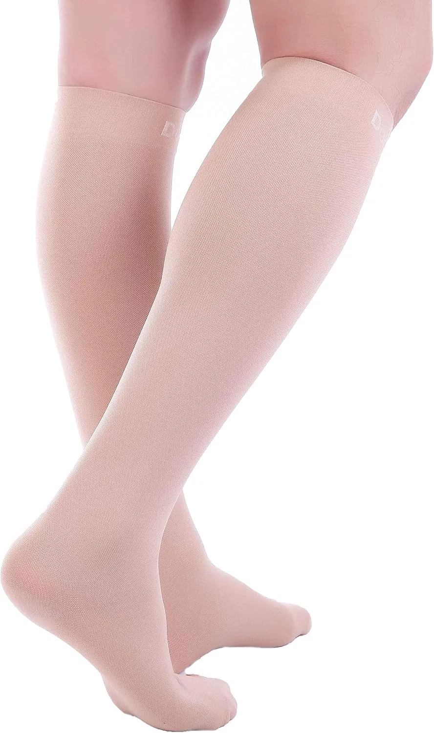Doc Miller - Compression Socks for Women & Men - 8-15 mmHg Knee High, Medical Grade Support - Sports, Travel, Nurse, 1 Pair