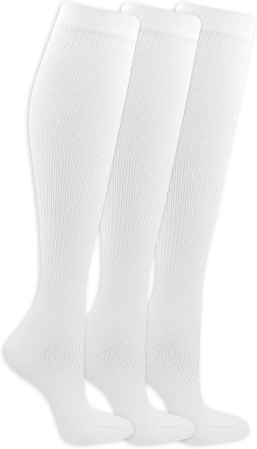Dr. Scholl's Women Graduated Compression Knee High Socks-Comfort and Fatigue Relief-Mild 8-15 mmHg