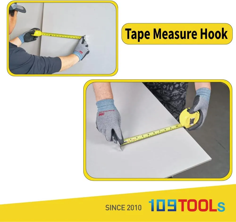 Drywall 4 in 1 Multi Knife Drywall Multi tool Drywall Rasp Plaster Planer Keyhole Saw Tape Measure Hook 18mm SK-2 with High Durability Blade Best Premium utility knife