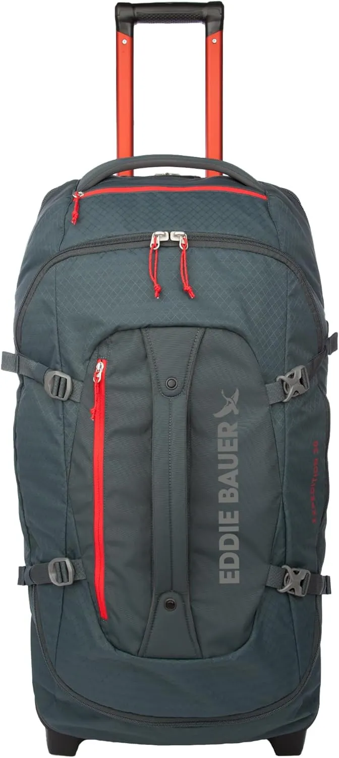 Eddie Bauer Expedition Duffel Bag 2.0-Made from Rugged Polycarbonate and Nylon, Storm, 30L