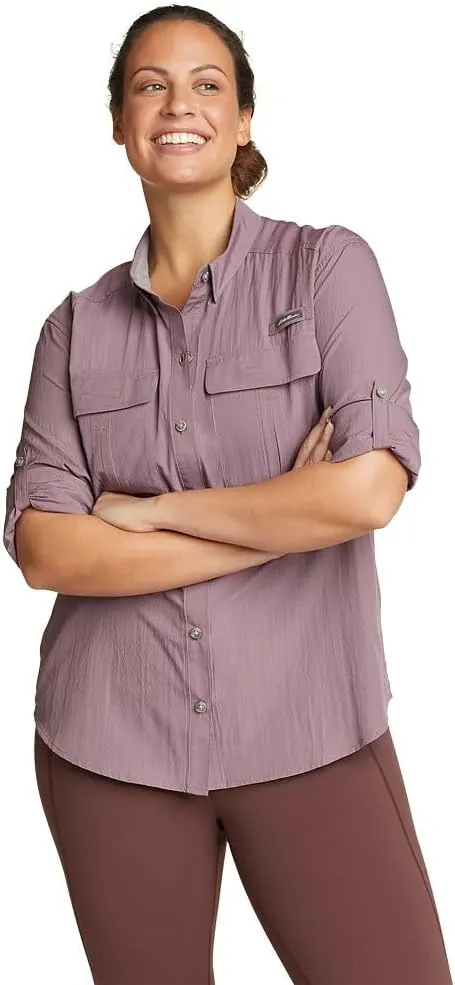 Eddie Bauer Women's UPF Guide Long-Sleeve Shirt