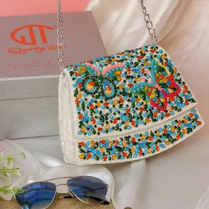 Elara White Handbag