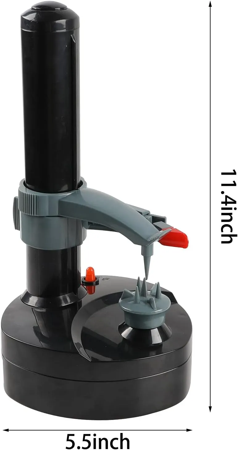 Electric Potato Peeler with 23 Replacement Blades Rotato Express Stainless Steel Automatic Rotating Fruits Fruit Potato Peeler Vegetables Cutter Apple Paring Machine Kitchen Peeling Tool