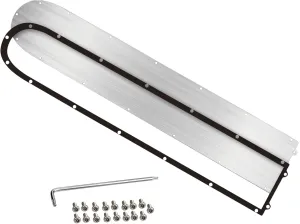 Electric Scooter Bottom Battery Cover for M365 1S Pro Pro2 G30 Max - Waterproof Stainless Steel Protective Plate with Screws and Tool