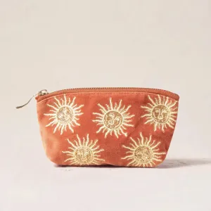 Elizabeth Scarlett - Sun Goddess Coin Purse - Velvet Rust