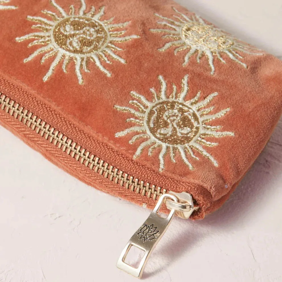 Elizabeth Scarlett - Sun Goddess Coin Purse - Velvet Rust