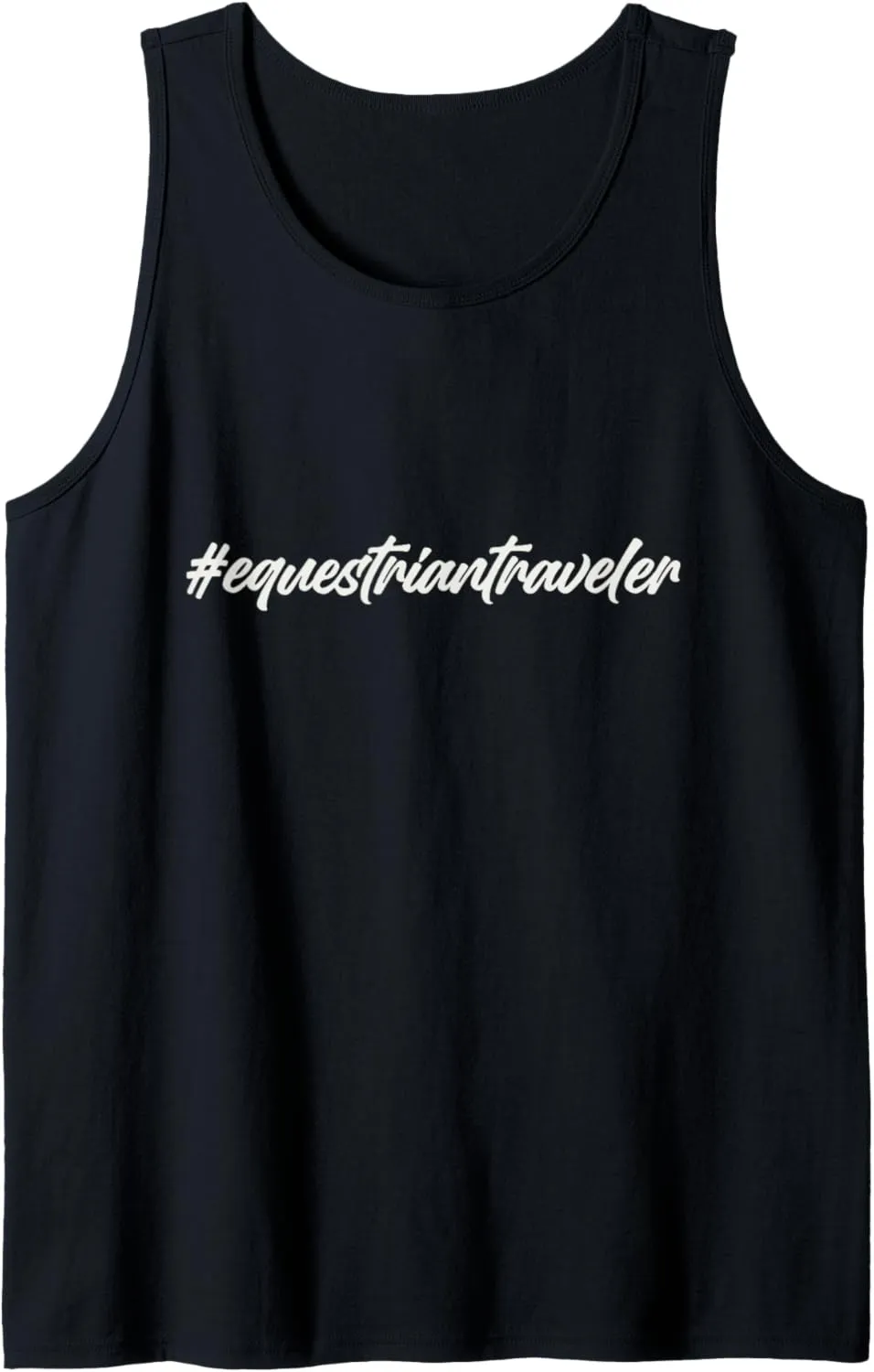#equestriantraveler holidays Hashtag horseback horse travel Tank Top