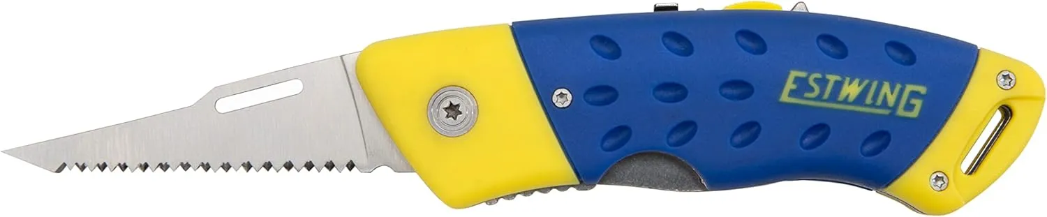 Estwing 2-In-1 Folding Jab Saw with Retractable Utility Knife (42466)