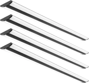 FAITHSAIL 8FT LED Shop Light, 110W LED Wraparound Ultra Slim Strip Lights, 12600 Lumens, 5000k Garage Lighting, 8 Foot Strip Light for Office, Workshop, Fluorescent Version Replacement, 4 Pack