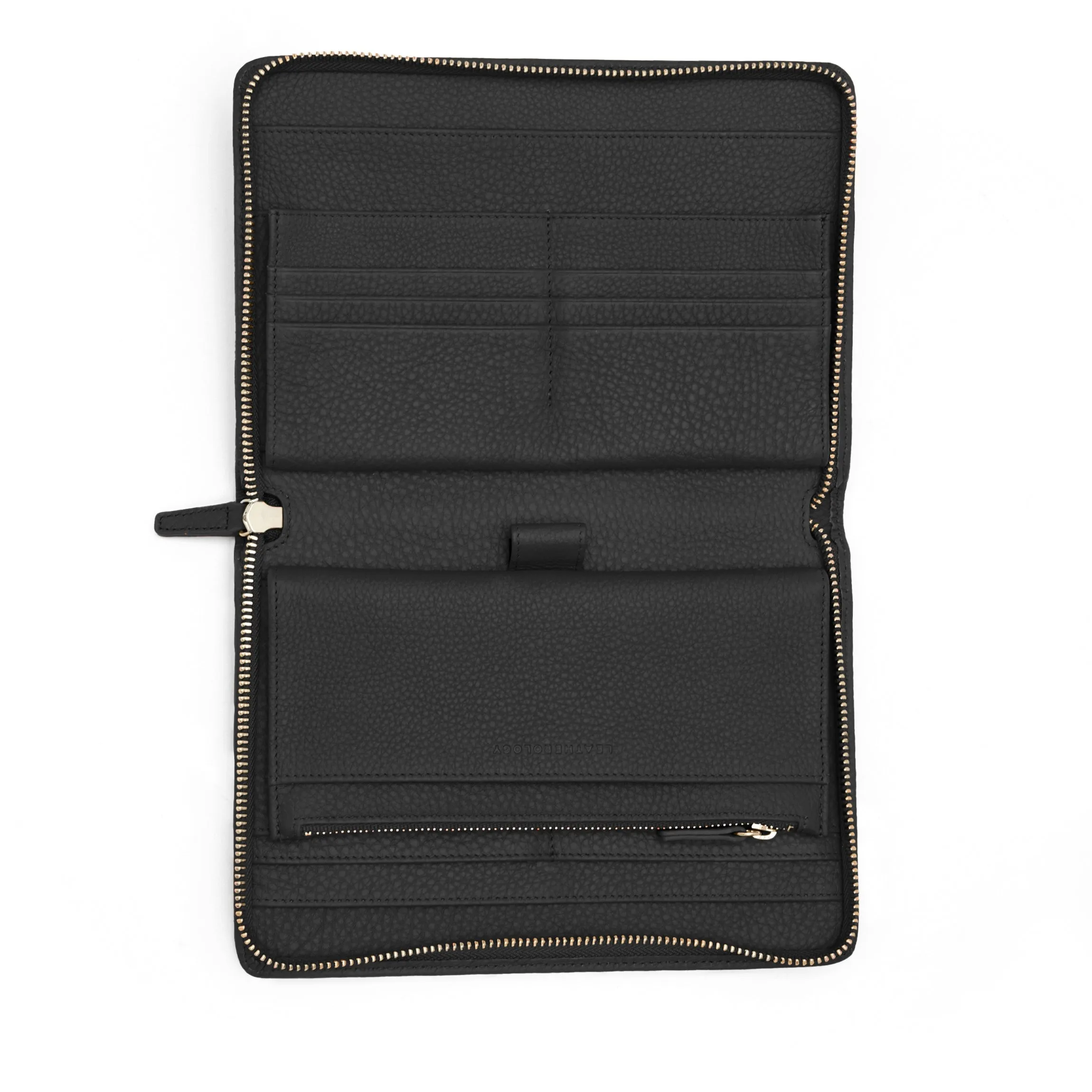 Family Passport Holder Black Pebble