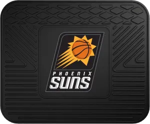 FANMATS 10007 Phoenix Suns Back Row Utility Car Mat - 1 Piece - 14in. x 17in., All Weather Protection, Universal Fit, Molded Team Logo