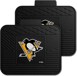 FANMATS NHL Unisex-Adult Back Seat Car Utility Mats - 2 Piece Set